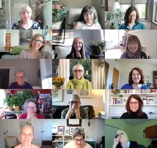 Group video session with Geneen Roth